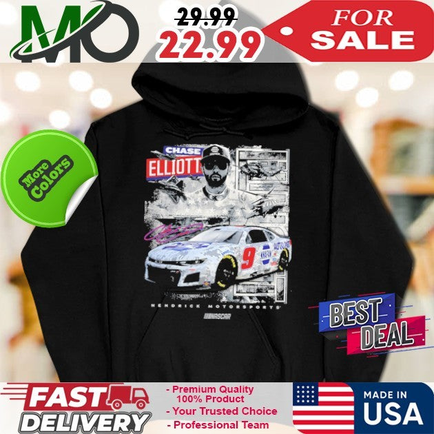 Chase Elliott NAPA Hendrick Motorsports NASCAR Signature Fan Shirt