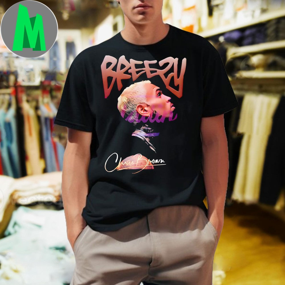 Chris Brown Breezy Bowl Xx 2025 Concert Graphic Shirt
