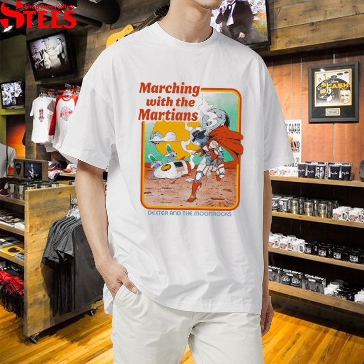 Dexter And The Moonrocks Marching With The Martians T-shirts