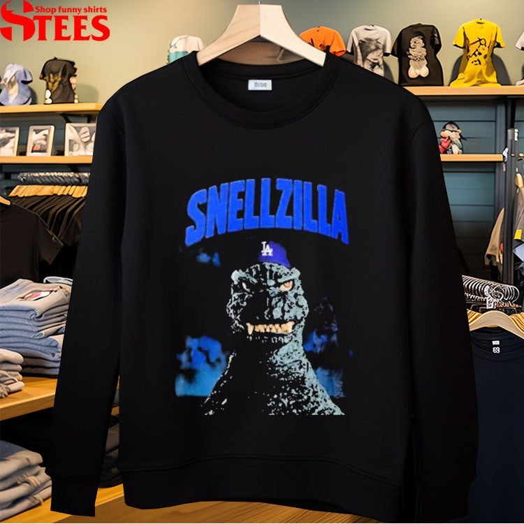 Dodgers Snellzilla Godzilla T-shirt