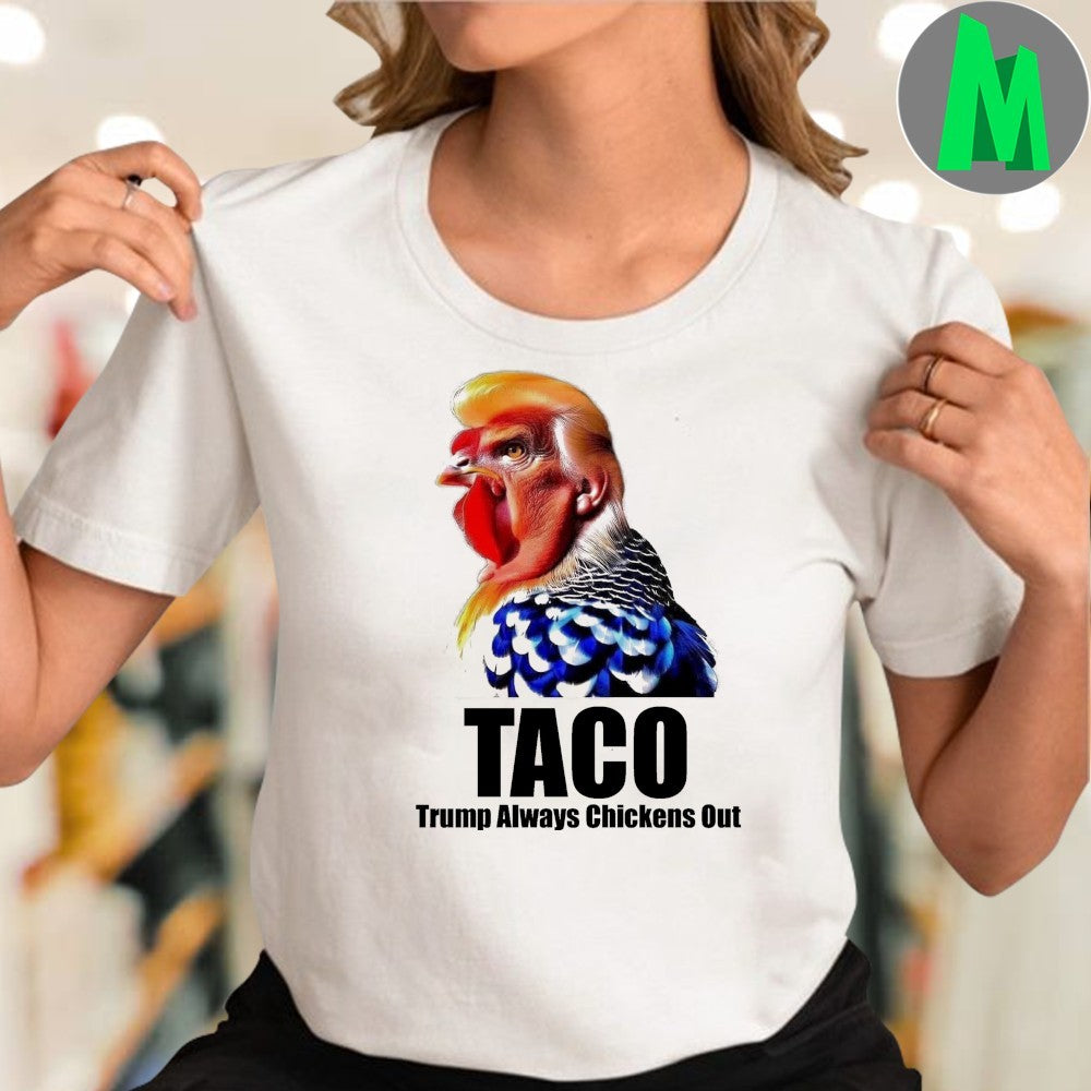Donald Trump Taco Chicken T-Shirt Political Satire Anti-Trump Humor Graphic Tee