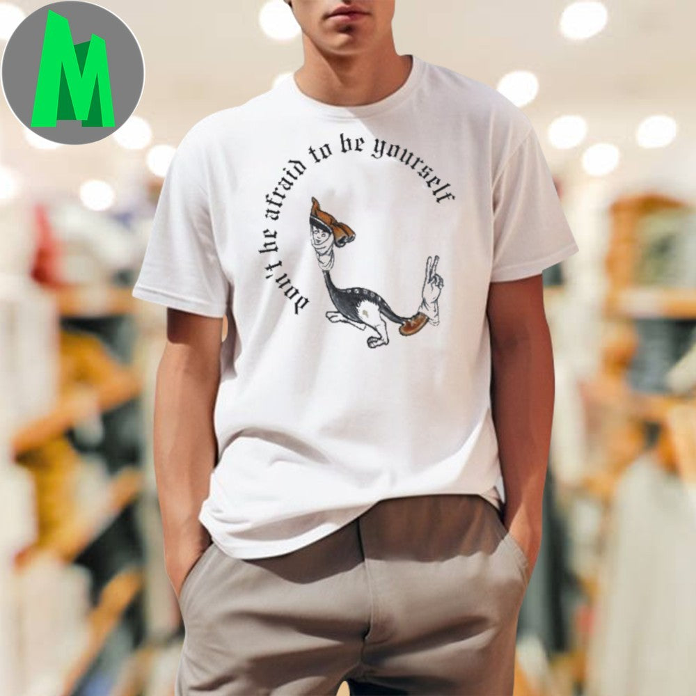 Don’t Be Afraid To Be Yourself Medieval Monster Graphic T-Shirt