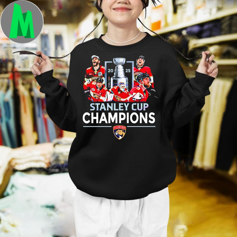 Florida Panthers Stanley Cup Champions 2025 Hockey Team Shirt
