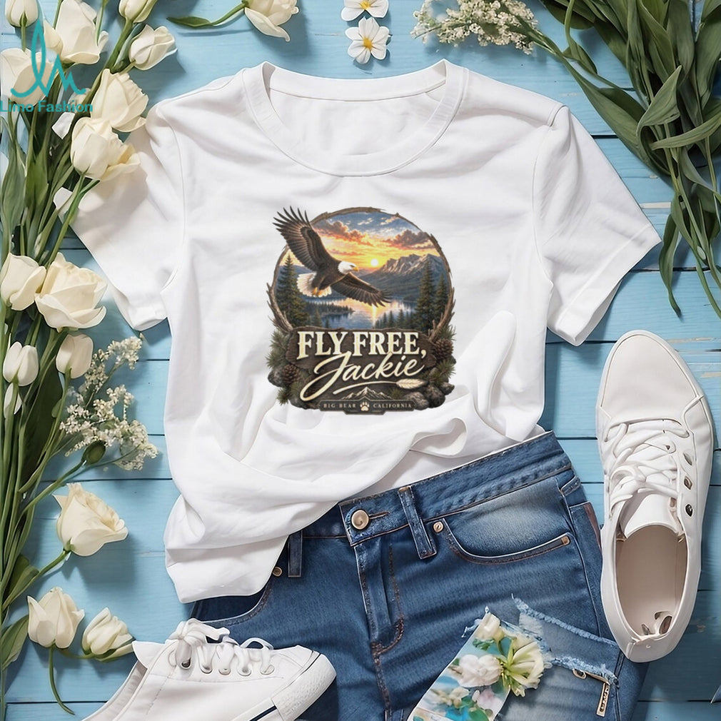 Fly Free Jackie Big Bear Eagle Memorial Shirt