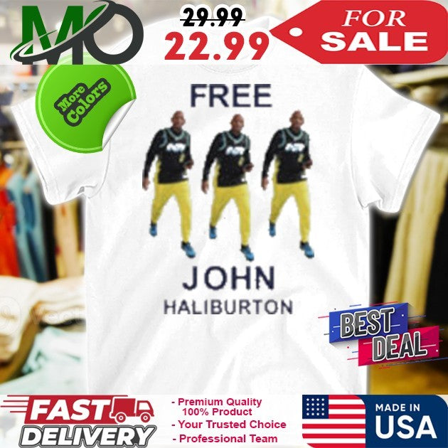 Free John Haliburton Basketball Sports Fan Graphic T-Shirt