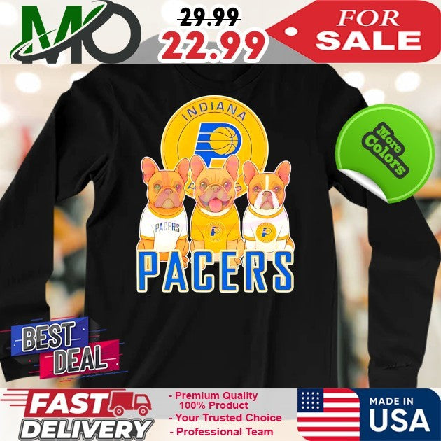 French Bulldog Indiana Pacers Nba Playoffs 2025 Logo Shirt