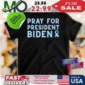 God Bless Biden Prayers Prostate Cancer Awareness Ribbon Shirt