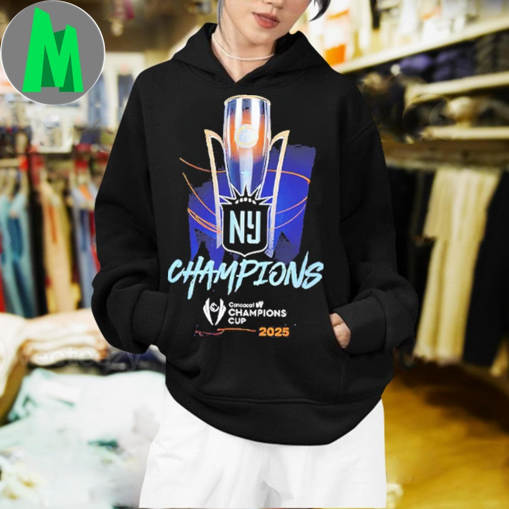 Gotham FC 2025 Concacaf W Champions Cup Winners T-Shirt Soccer Champions Fan Apparel
