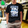 Hachiware Everyday Anime Cartoon Graphic T-Shirt Cute Manga Style Black