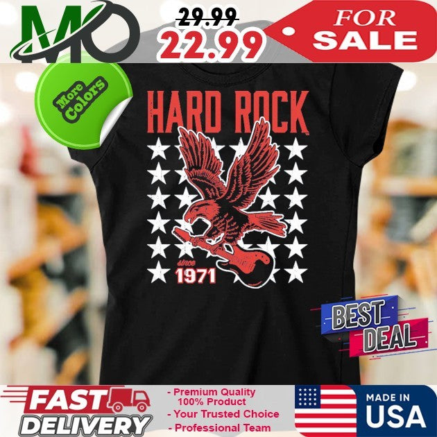 Hard Rock American Eagle Guitar Shirt