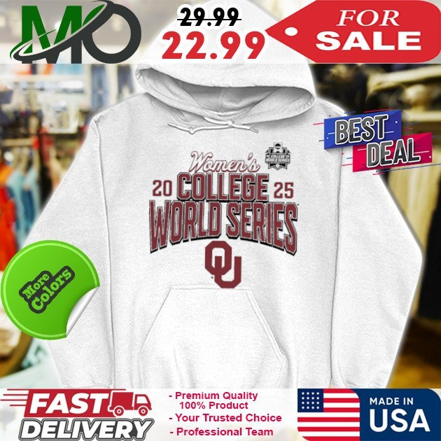 Heather Gray Oklahoma Sooners 2025 NCAA Softball Women’s College World Series Fan Cut Off Logo Shirt
