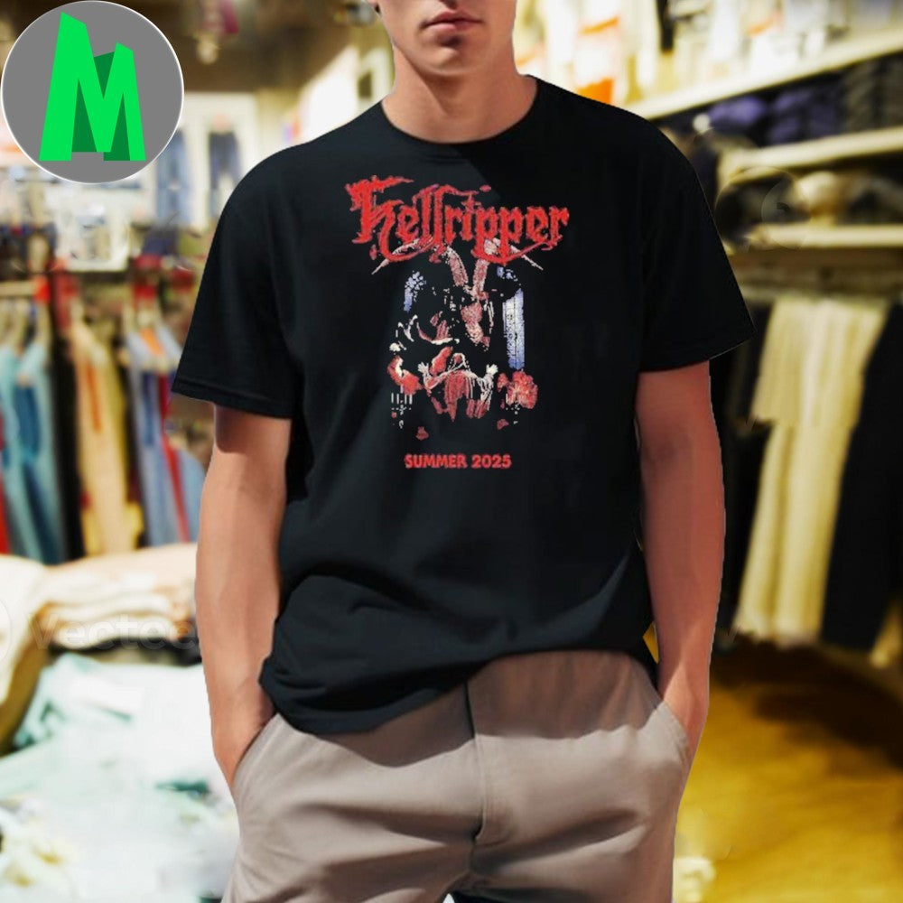 Hellripper Summer Tour 2025 Mystic Festival Metal Band Concert Fan T-Shirt