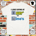 I love eating at subway and dominos shirt