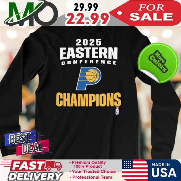 Indiana Pacers 2025 NBA Eastern Conference Champions Locker Room Shirt