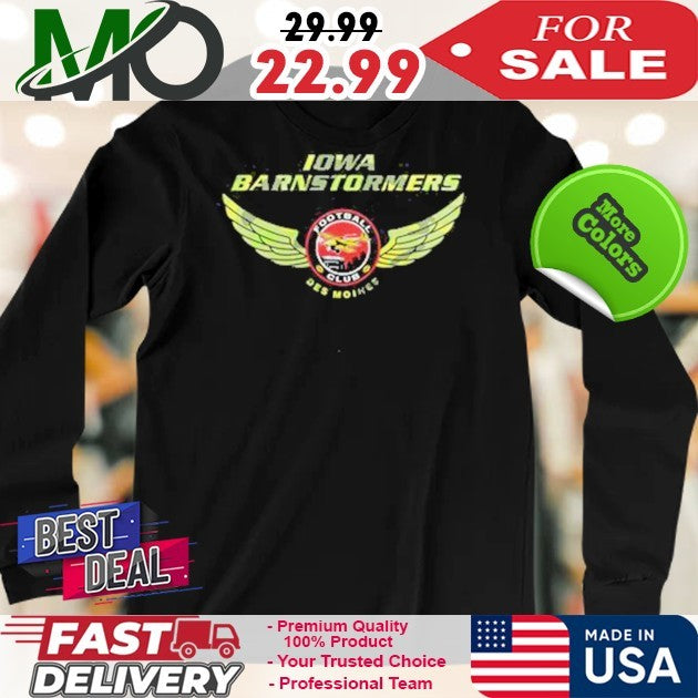 Iowa Barnstormers 2025 Military Night Des Moines Arena Football Fan Shirt