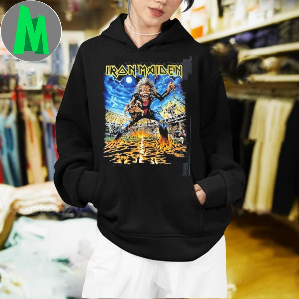 Iron Maiden London England Run For Your Lives World Tour 2025 Exclusive Event Tee At London Stadium On June 28 2025 Shirt
