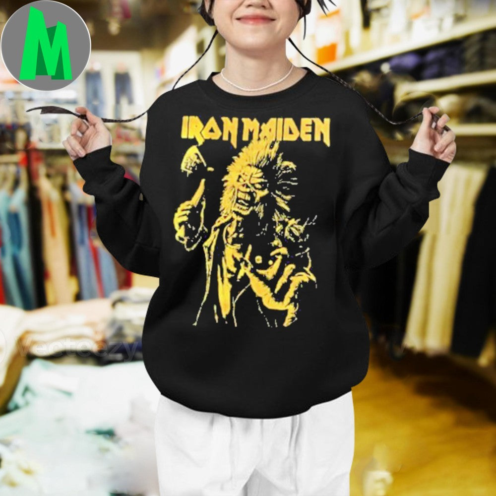 Iron Maiden Run For Your Lives World Tour 2025-26 Eddie’s Dive Bar Charged With Trooper Shirt