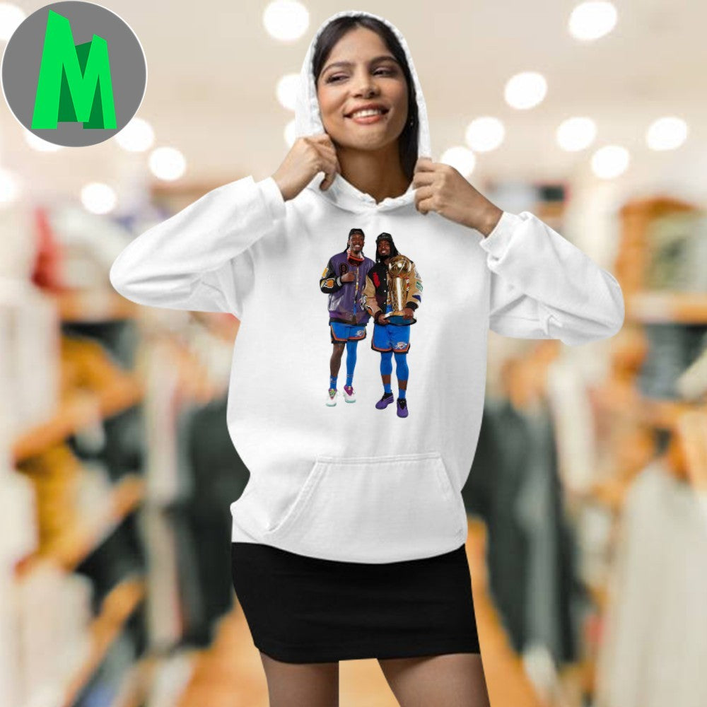 Jalen Williams Luguentz Dort 2025 Nba Champions Locker Room Style Shirt