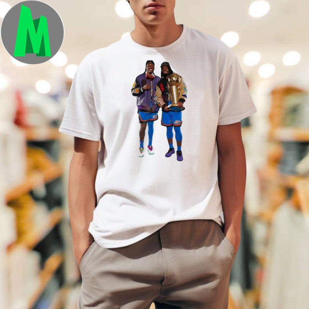 Jalen Williams Luguentz Dort 2025 Nba Champions Locker Room Style Shirt