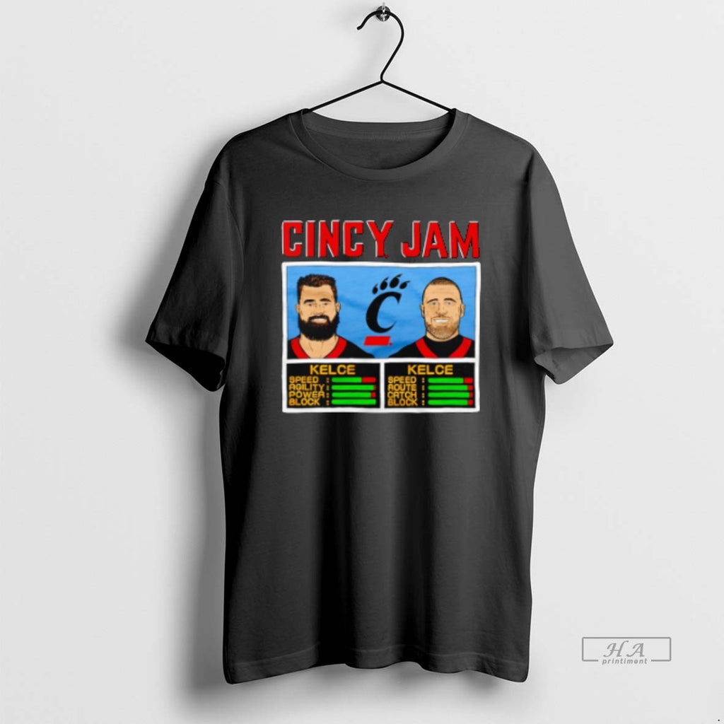 Official Jason Kelce And Travis Kelce In Cincinnati Bearcats Cincy Jam