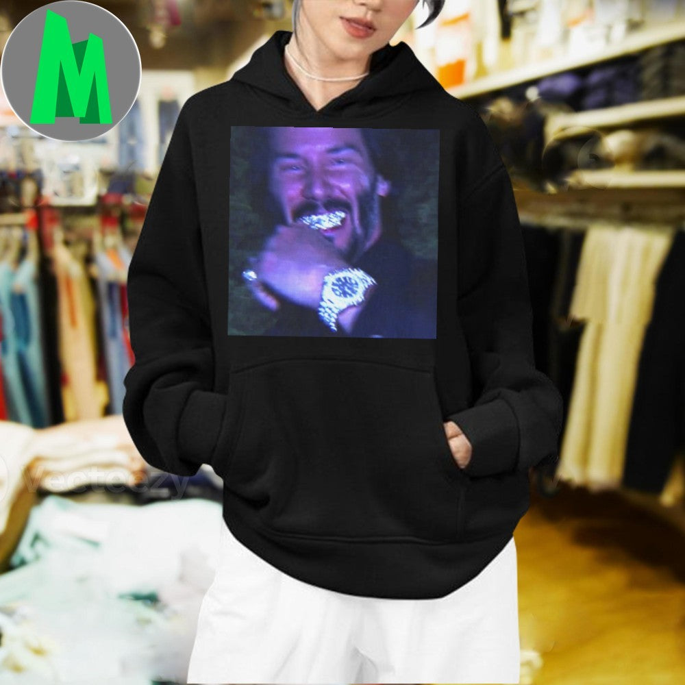John Wick Keanu Reeves Drip Bust Down Graphic T-Shirt