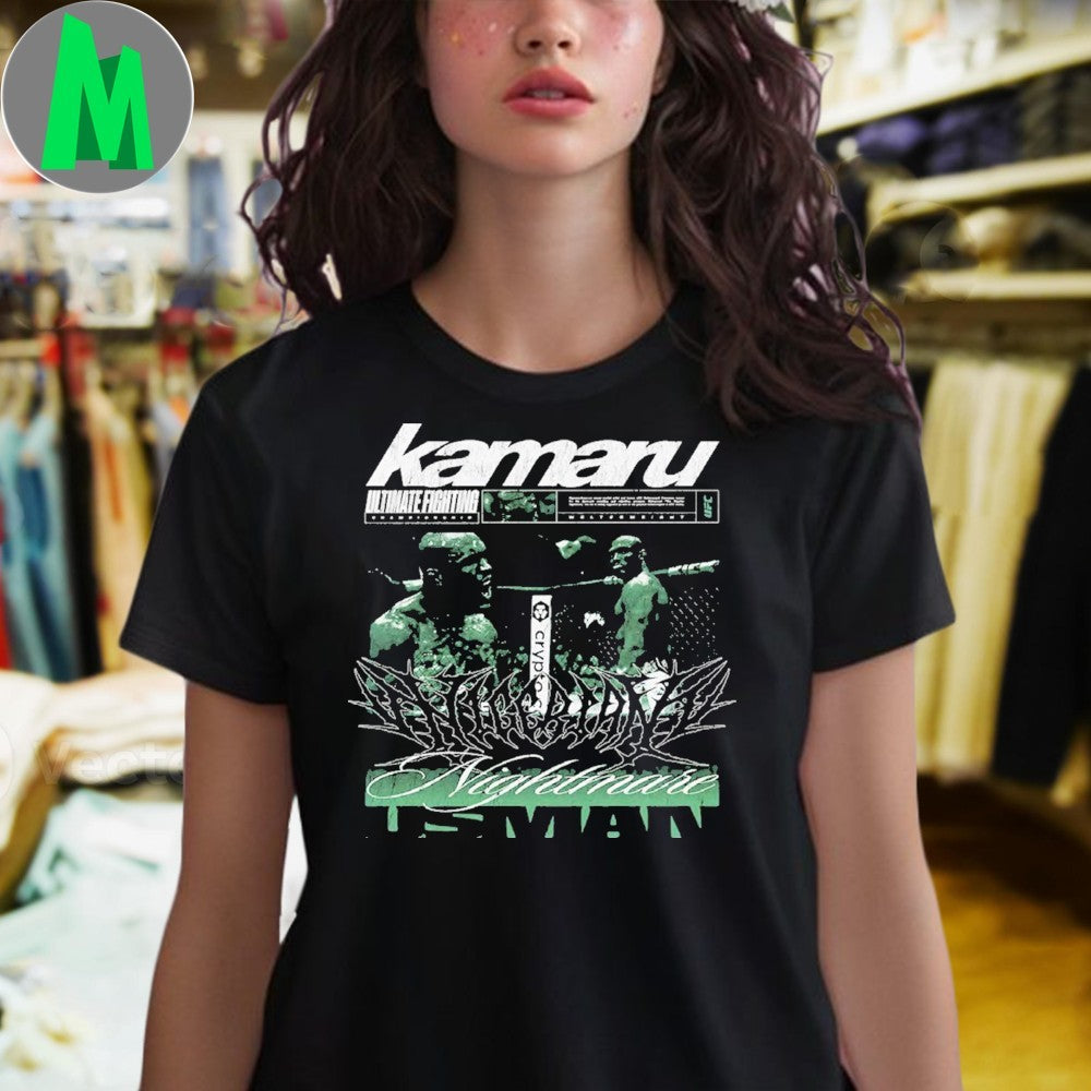 Kamaru Usman UFC Ultimate Fighting Championship Staredown Graphic T-Shirt