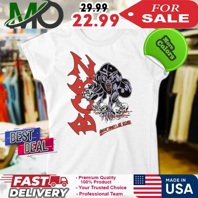 Khamzat Chimaev Wolf Skull Scary Look Violent Aesthetic Shirt