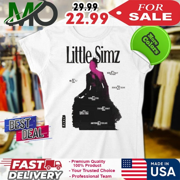 Little Simz Europe Tour 2025 Italy Germany Switzerland France Netherland Australia Shirt