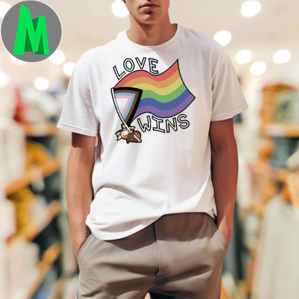 Love Wins Pride Flag T-Shirt