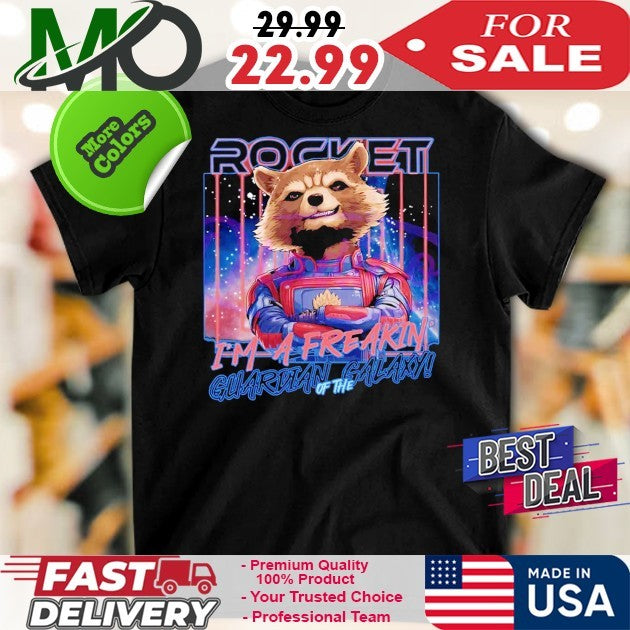 MCU Superhero Rocket Raccoon Shirt