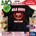 Maryland Terrapins x Muppets Blue 84 Unisex Wild About Maryland Shirt