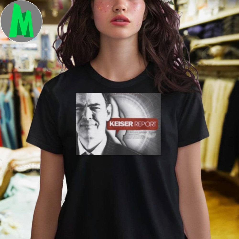 Max Keiser Report Bitcoin T-Shirt Cryptocurrency News Fan Apparel