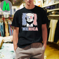 Merica Trump Sunglass US Flag 4th Of July Shirt