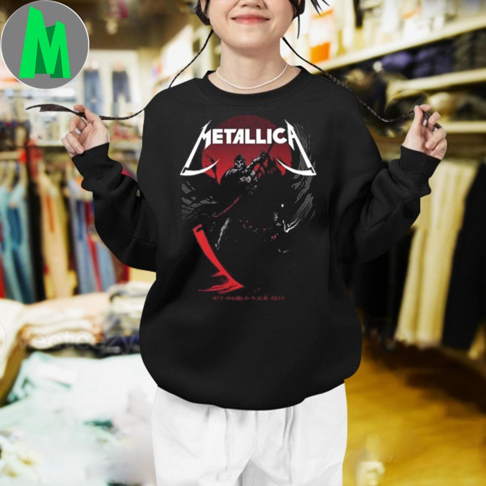 Metallica Becky Cloonan Exclusive Tee Pop-Up Shop M72 Denver Colorado In Empower Field at Mile High On June 27 And 29 North American Tour 2025 Shirt