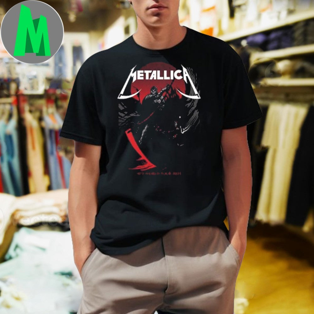 Metallica Becky Cloonan Exclusive Tee Pop-Up Shop M72 Denver Colorado In Empower Field at Mile High On June 27 And 29 North American Tour 2025 Shirt