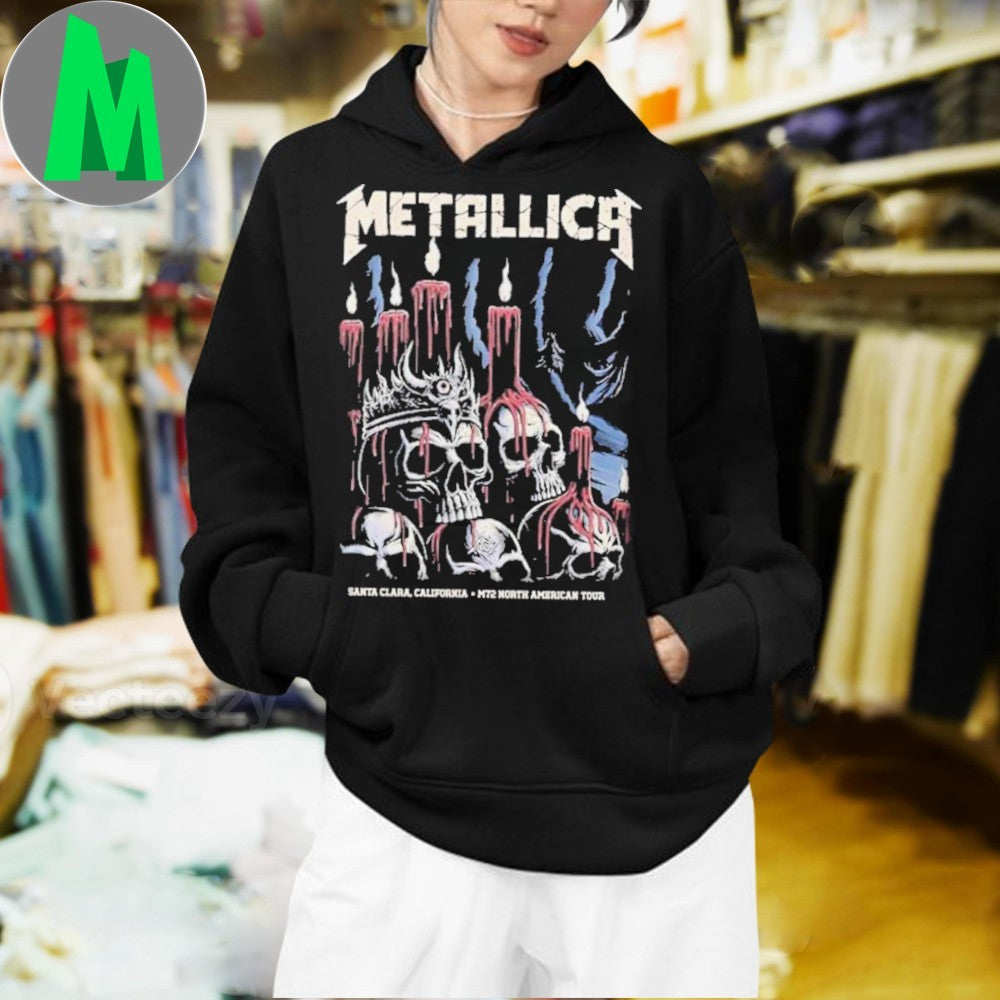 Metallica M72 Santa Clara First Night North American Tour June 20 2025 At Levi’s Stadium California Poster Artwork By Brandon Heart Shirt