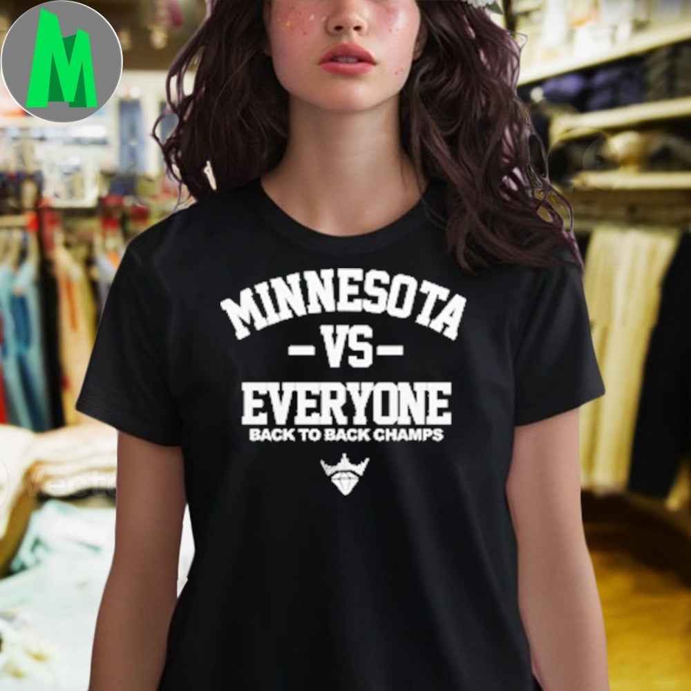 Minnesota Frost Back 2 Back Champions 2025 Shirt
