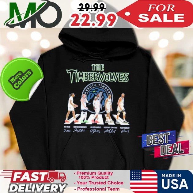 Minnesota The Timberwolves Signature And Logo 2025 Shirt