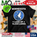 Minnesota Timberwolves Land Of 10,000 Lakes Shirt