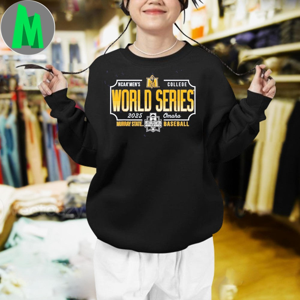 Murray State Racers NCAA Men’s College World Series 2025 Baseball T-Shirt