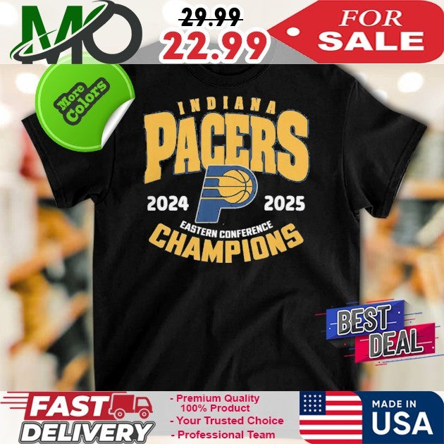 NBA Playoffs 2024-25 Indiana Pacers Eastern Conference Champions Shirt