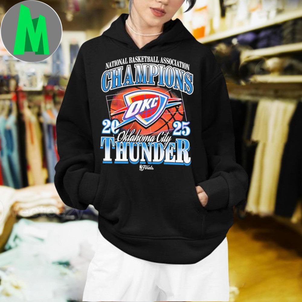 Nba Finals Oklahoma City Thunder 2025 Basketball Champions Shirt