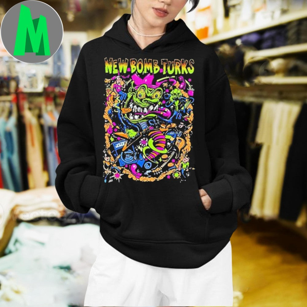 New Bomb Turks Jeers Of A Clown Album Art Graphic T-Shirt