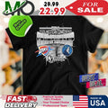 New Era Oklahoma City Thunder Black 2025 Conference Finals Matchup vs Timberwolves Shirt