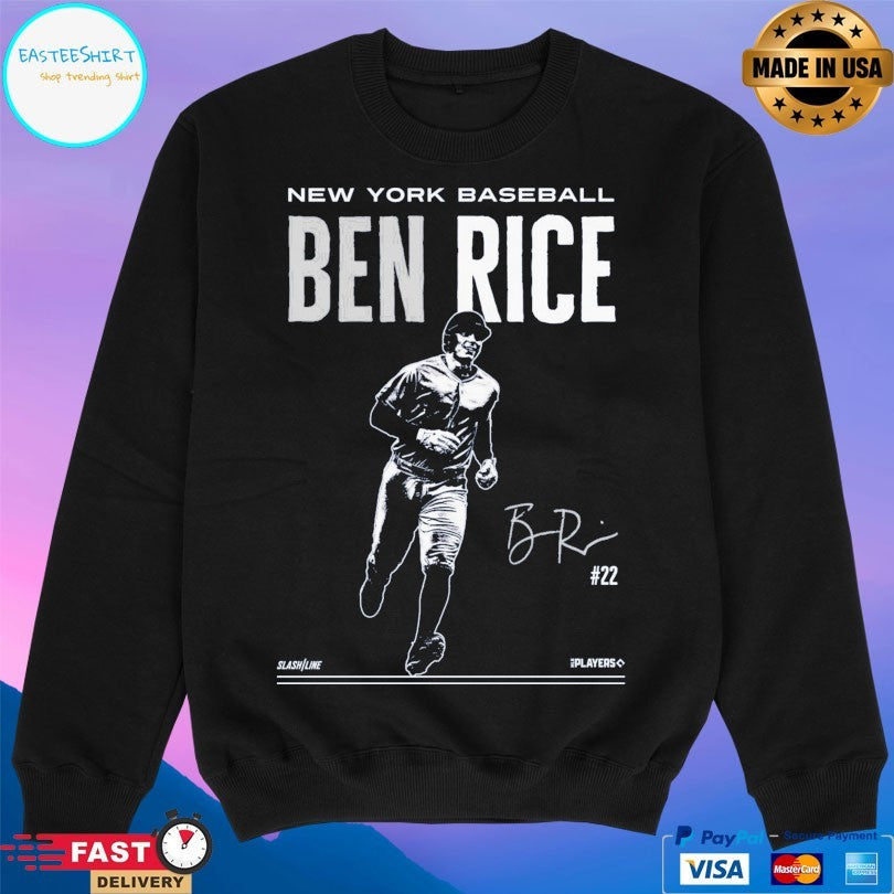 New York Baseball Ben Rice #22 New York Yankees T-shirt