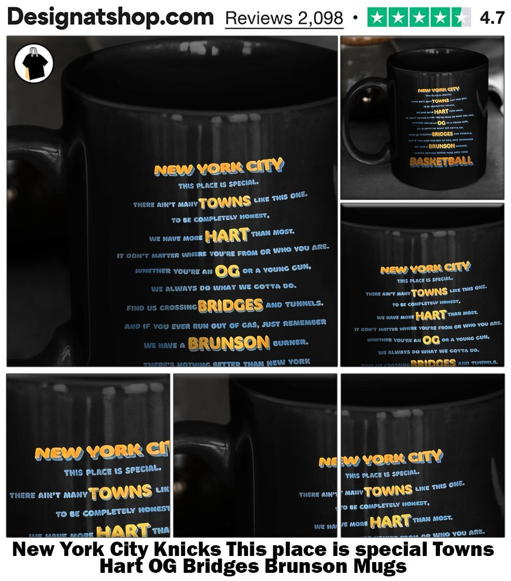 New York City Knicks This place is special Towns Hart OG Bridges Brunson shirt
