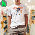 New York Francisco Lindor #12 Baseball Caricature T-Shirt