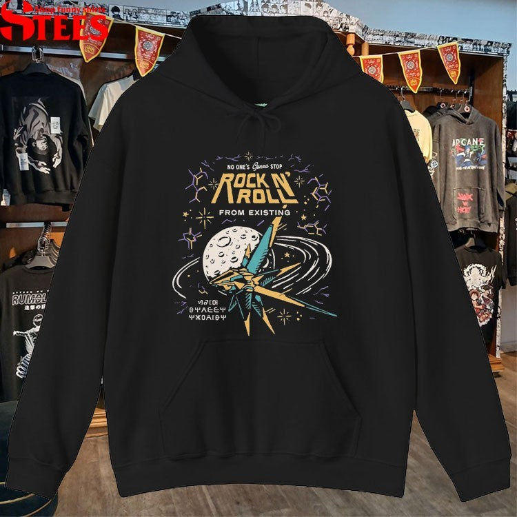 No One’s Gonna Stop Rock N’ Roll From Existing Cosmic T-shirts