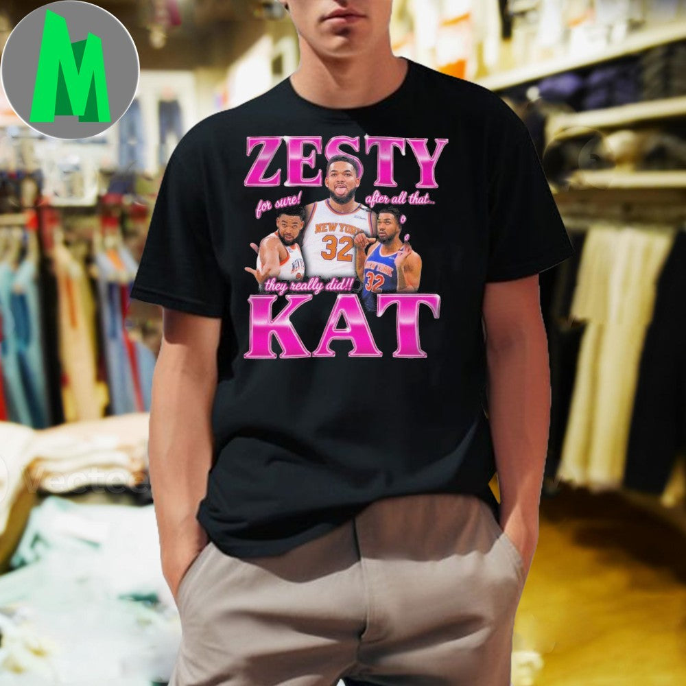 Number 32 Zesty Kat Karl Anthony Funny Cat Meme T-Shirt Graphic Tee