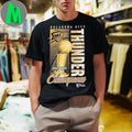 OKC Thunder 2025 NBA Finals Champions Golden Trophy Graphic T-Shirt